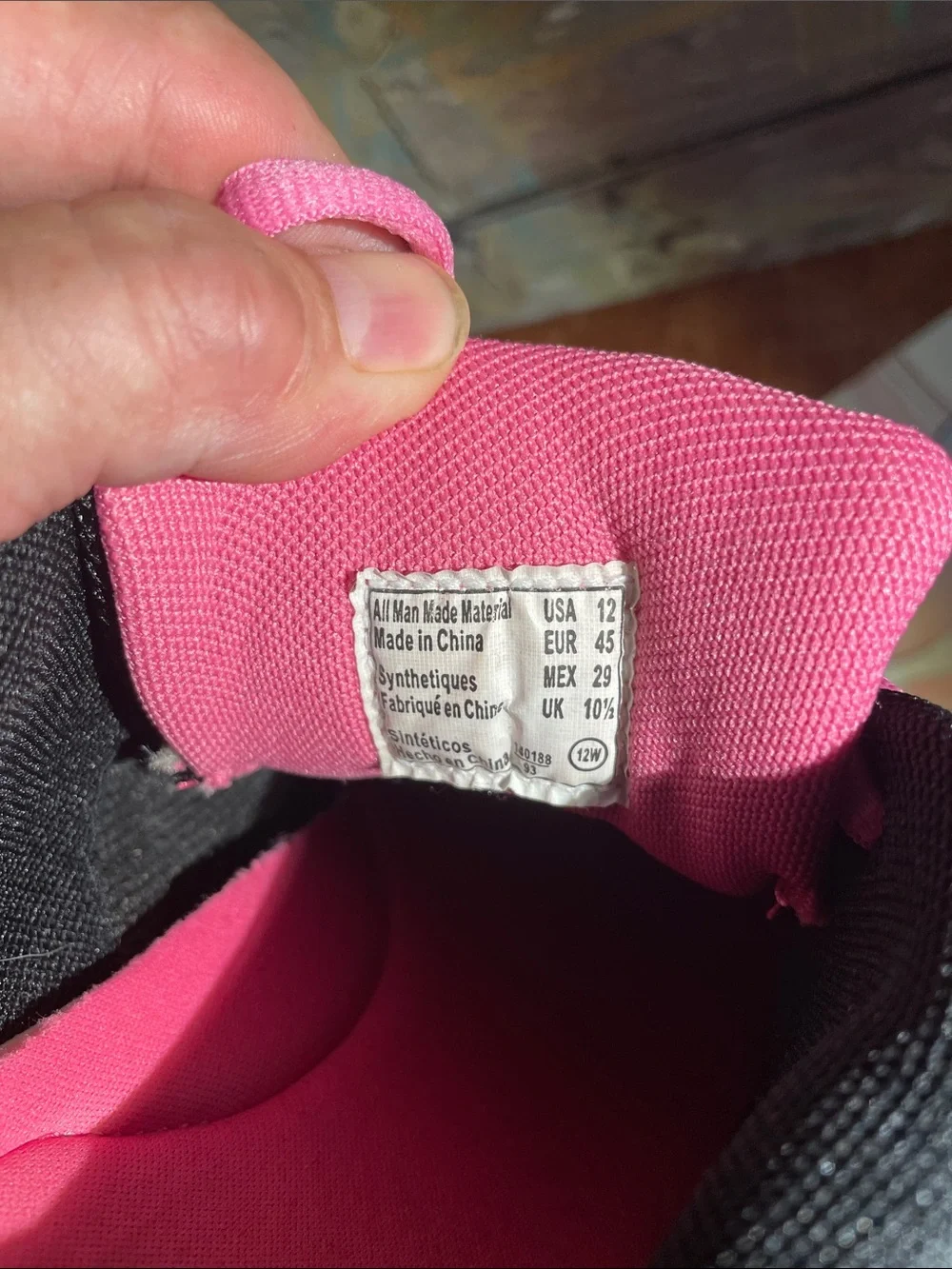 Champion Black and Hot Pink Women's Athletic Sneakers